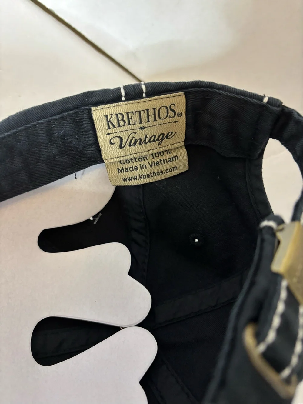Vintage black baseball